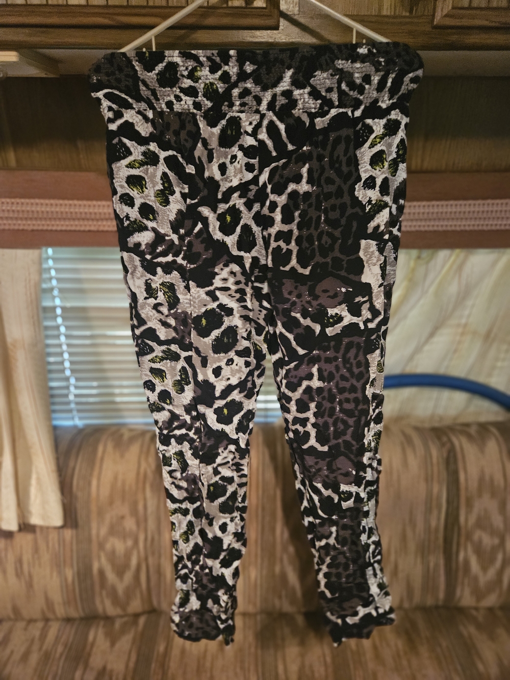 Women’s Black & White Animal Print Joggers